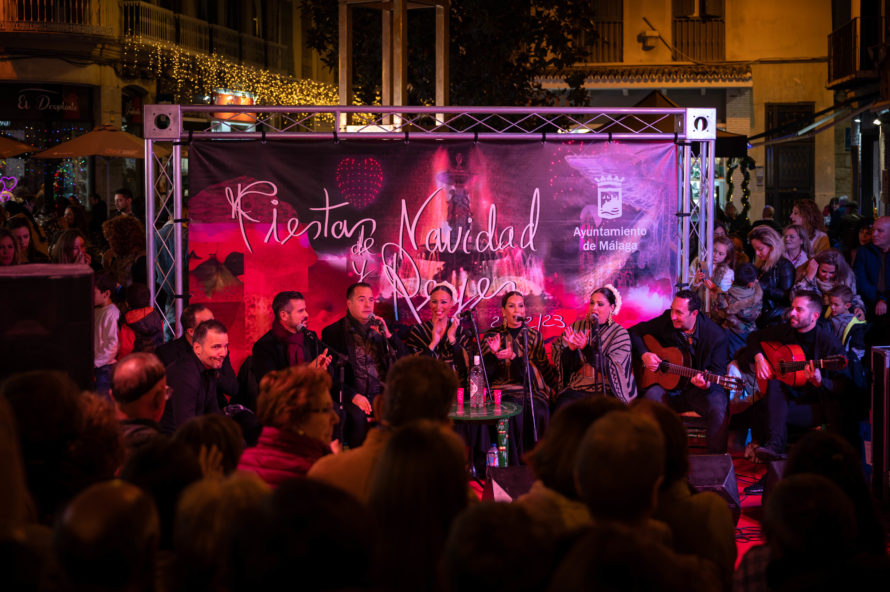 Cuadro flamenco Navidad