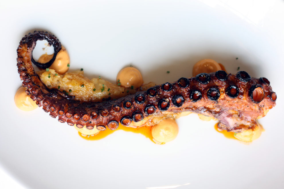 Pulpo a la brasa