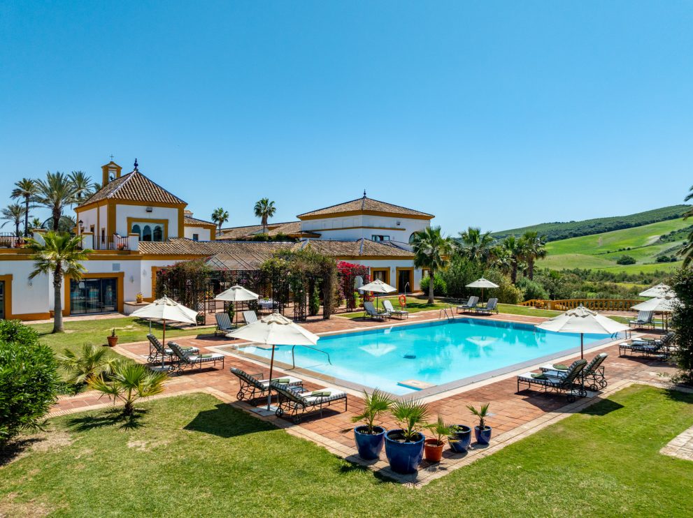 Pool estate in seville