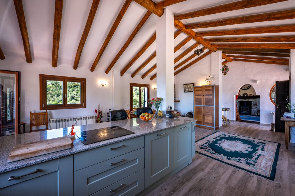 Country home with renovated kitchen